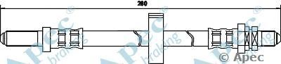 APEC BRAKING hos3367 -  Тормозной шланг